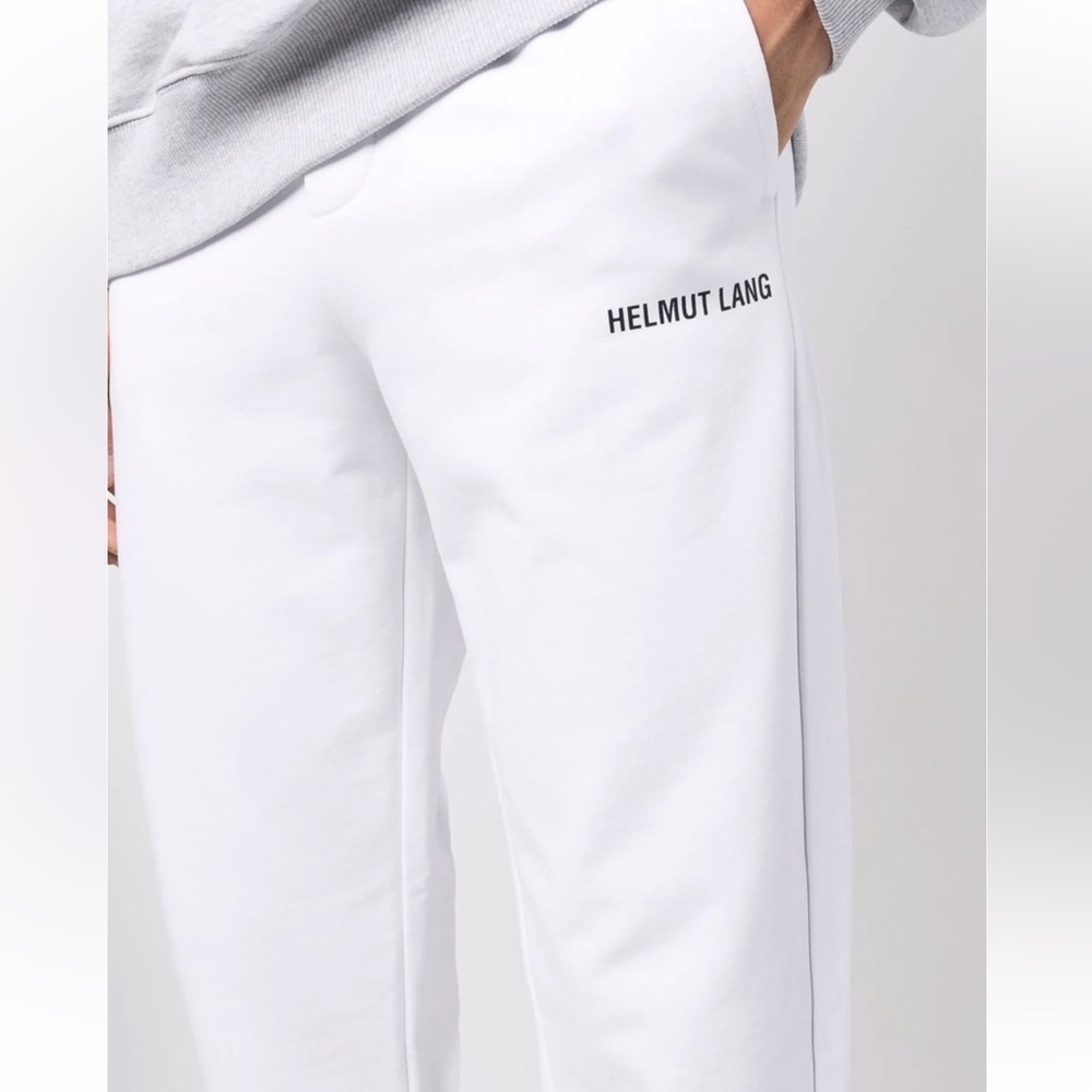 Helmut Lang White logo-print track pants for Men Size Medium - Picture 5 of 10